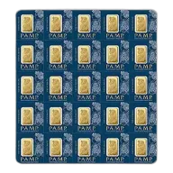 25 Gram Gold Bar - PAMP Fortuna MULTIGRAM+25 (with Assay)