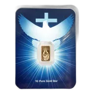 1 Gram Blessings of Jesus Christ Gold Bullion Bar (Pre-Owned in Good Condition)