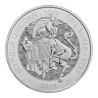 10 oz Tudor Beasts Silver Coin