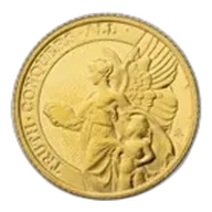 2022 St. Helena 1/4 oz Gold Queen's Virtue Truth BU
