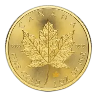 2025 1 oz Canadian Gold Maple Leaf Coin BU