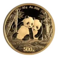 30g Panda Gold Coin