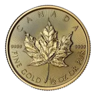 1/2 oz Maple Leaf Gold Coin