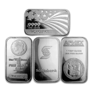 1 oz Silver Bar Various Mints