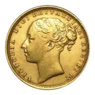 Pre-Owned Victorian 'Young Head' Full Sovereign Coin - Mixed Dates