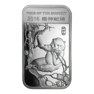 2016 Year Of The Monkey 1 oz Silver Bar