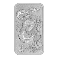 Australia 1 oz Snake Silver Bar - Perth Mint