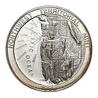 1 oz Silver Round - 1988 Northwest Territorial Mint Trade Unit