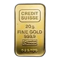 Pre-Owned 20g Credit Suisse Gold Bar