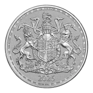 2026 1 oz United Kingdom Silver Royal Arms Bullion Coin