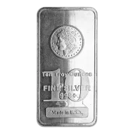10 oz Morgan Silver Bullion Bar (Pre-Owned in Good Condition)