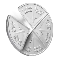 1 oz SilverTowne Divisible Silver Round (New)