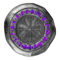 2026 Vegvisir Rune Germania Mint 2oz Silver Bullion Stamp Bar