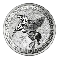 1oz Silver Coin - St. Helena, Pegasus - Misc. Dated