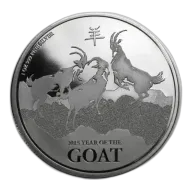 Niue 1oz Silver Year of the Goat - 2015