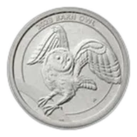 2023 Australia 1/2 oz Platinum Barn Owl BU