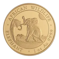 2024 1 oz Somalian Gold Elephant Bullion Coin (Pre-Owned in Good Condition)