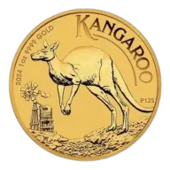2024 1 oz Australian Gold Kangaroo Coin BU