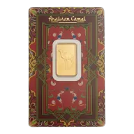 5g Gold Bar | PAMP | Arabian Camel with frame
