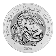 10 oz Tudor Beasts Royal Dragon Silver Coin | 2026
