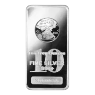 10 oz Silver Walking Liberty Bar