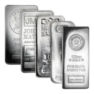 100 oz Silver Bar (Hallmark Varies)