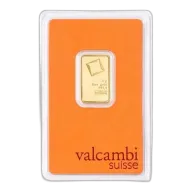 5 gram Gold Valcambi Bar