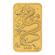 1 oz Dragon Rectangular Gold Coin