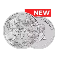 1oz Silver Coin 2026 Chinese Myths and Legends - Dragon & Horse - Perth Mint