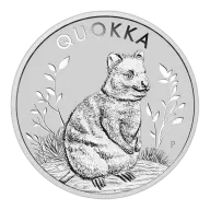 Pre-Owned Australia Quokka 1oz Silver Coin - Mixed Dates - VAT Free