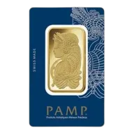 50 Gram Pamp Suisse Lady Fortuna Gold Bar In Assay