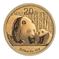 1/20 oz Panda Gold Coin