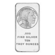 10 oz SilverTowne Buffalo Silver Bar