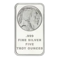 5 oz Buffalo Silver Bar