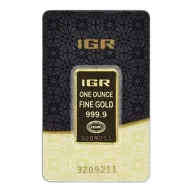 1 Oz Gold Bar - IGR Metals (In Assay Card)