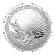 1 oz ABC Untamed Landscapes Crocodile Silver Coin (Blisterpack)