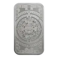1 oz Aztec Calendar Silver Bar