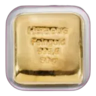 50 gram Heraeus (HK) Gold Cast Bar