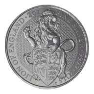 2oz Lion of England Silver Coin