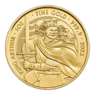 Pre-Owned 2023 UK King Arthur Myths and Legends 1oz Gold Coin