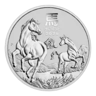 2026 1 Kilo Year of the Horse Silver Coin - Lunar Series III