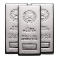 Royal Canadian Mint (RCM) 100 oz Silver Bar - New Design