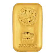 100 Gram Gold Bar Perth Cast