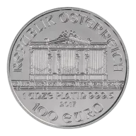 2017 1 oz Austrian Platinum Philharmonic Bullion Coin