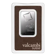 50g Platinum Bar | Valcambi
