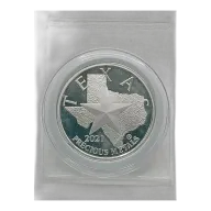 2021 Texas 1 oz Silver Battle of the Alamo 1836 Round