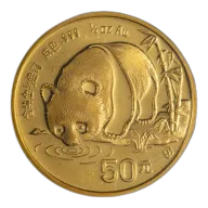 1987 1/2 oz Chinese Gold Panda Coin (Sealed)