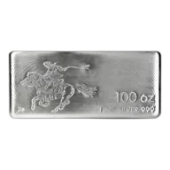 100 oz SilverTowne Pony Silver Bar