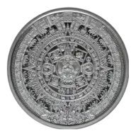 1/4 oz Aztec Calendar Silver Round