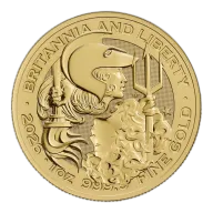 1 oz Britannia and Liberty Gold Coin
